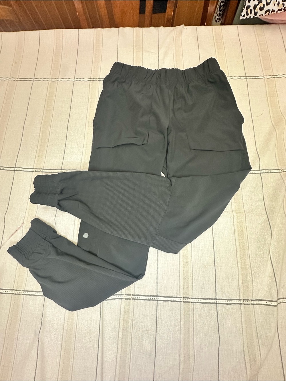 Apana Black Track Joggers